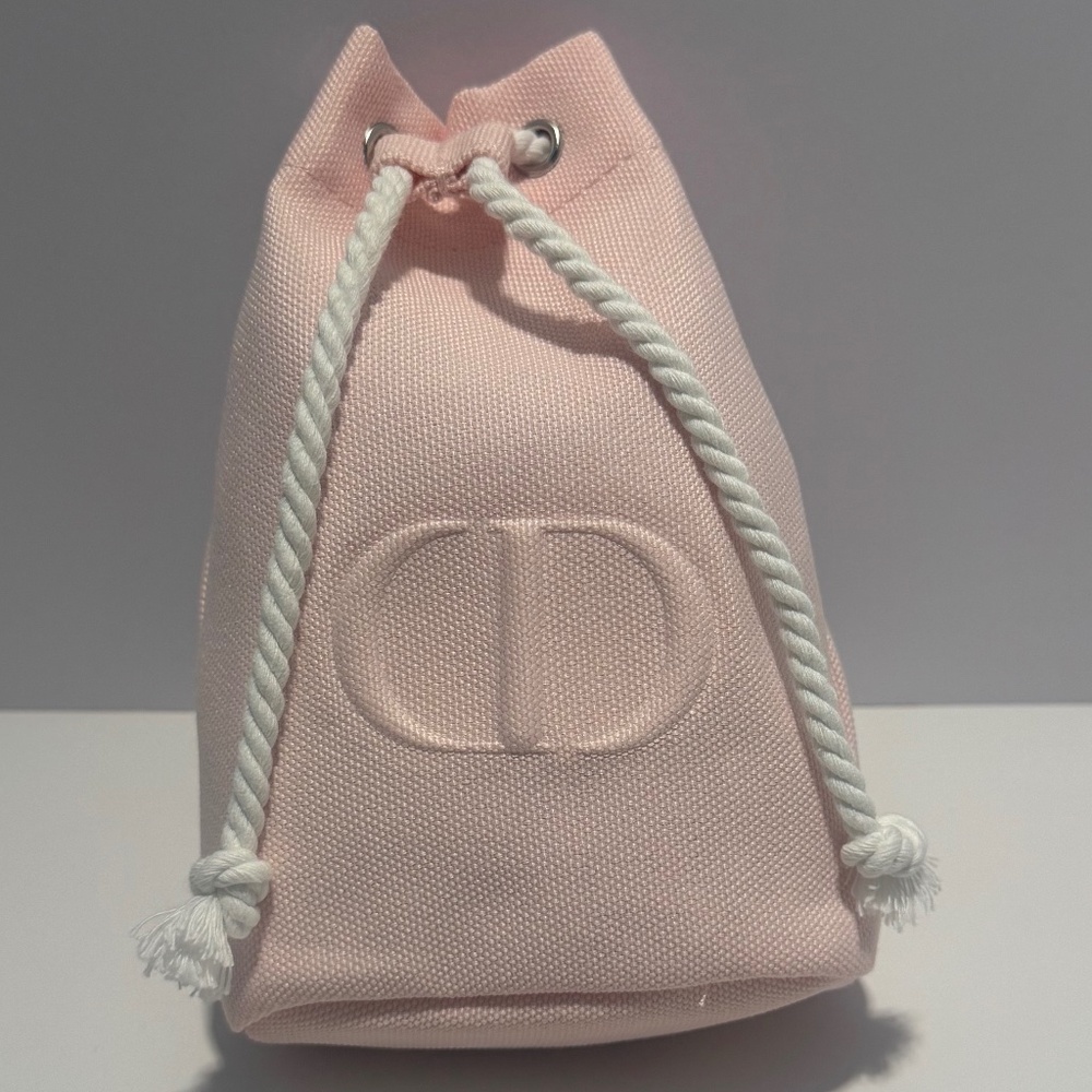Christian Dior Beaute Pink Mini Bucket Cosmetic Bag~NWOT